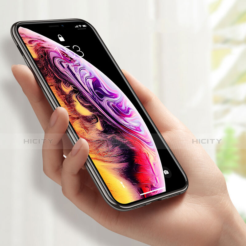 Housse Ultra Fine TPU Souple Transparente C12 pour Apple iPhone X Noir Plus