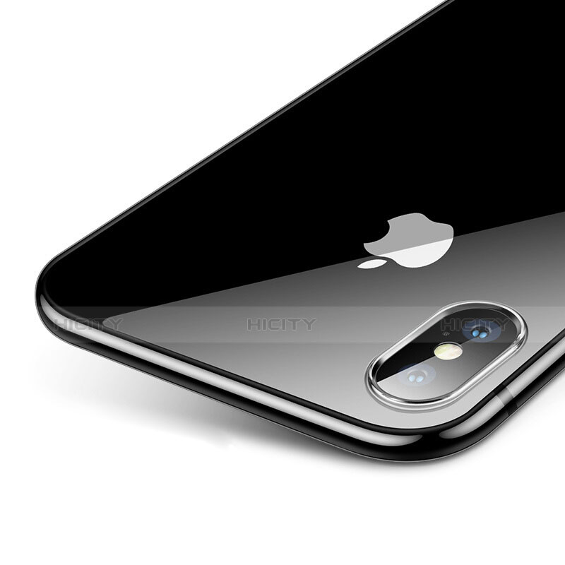 Housse Ultra Fine TPU Souple Transparente C12 pour Apple iPhone Xs Argent Plus