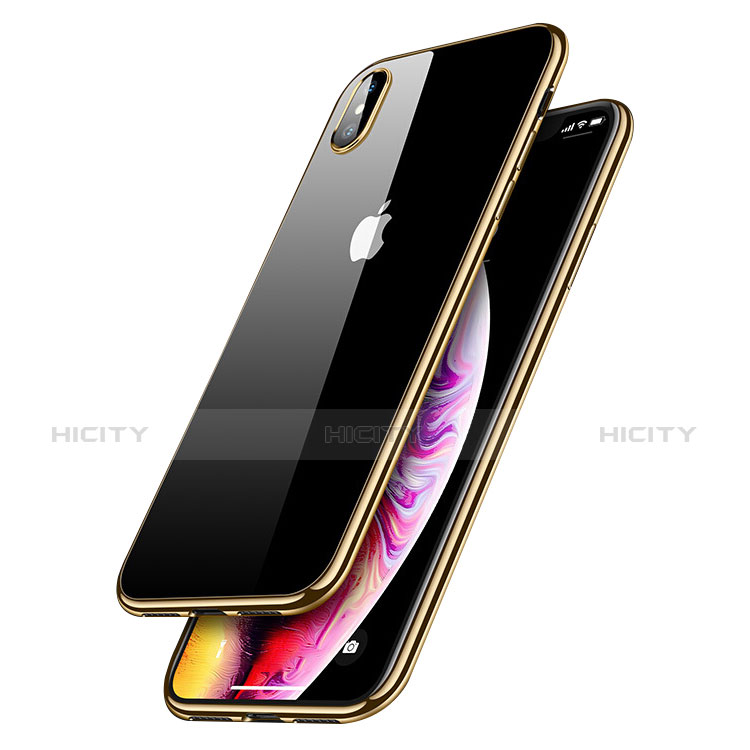 Housse Ultra Fine TPU Souple Transparente C12 pour Apple iPhone Xs Max Or Plus
