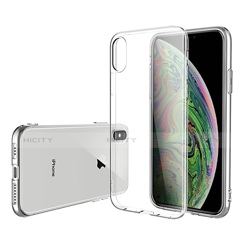 Housse Ultra Fine TPU Souple Transparente C19 pour Apple iPhone X Clair Plus