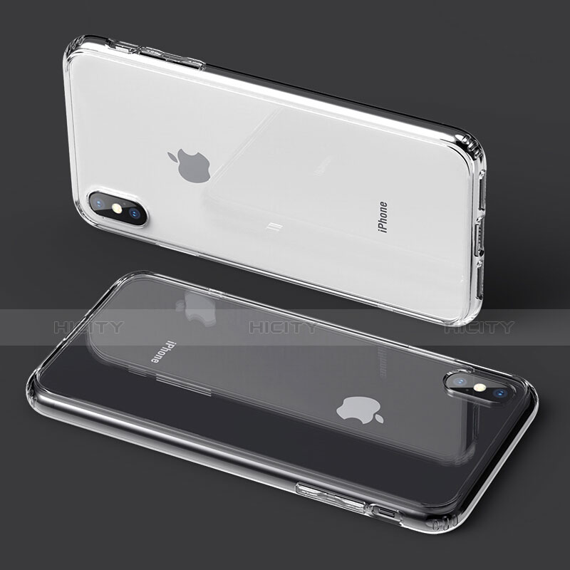Housse Ultra Fine TPU Souple Transparente C21 pour Apple iPhone X Clair Plus