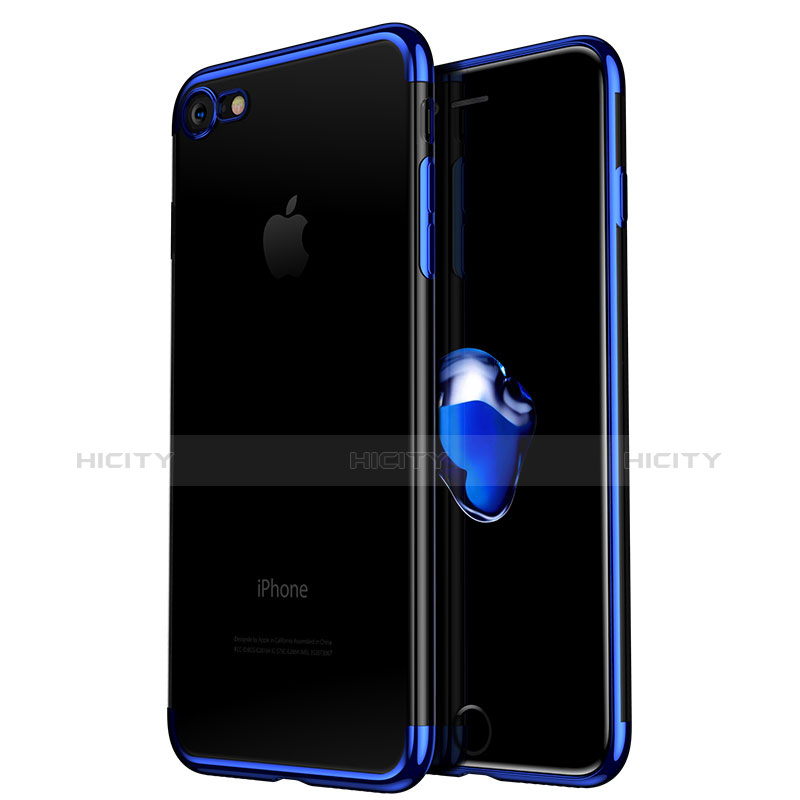 Housse Ultra Fine TPU Souple Transparente H02 pour Apple iPhone 6S Plus Bleu Plus