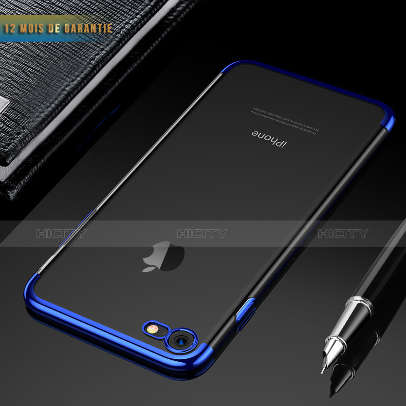 Housse Ultra Fine TPU Souple Transparente H02 pour Apple iPhone 6S Plus Bleu Plus