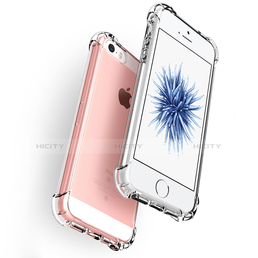 Housse Ultra Fine TPU Souple Transparente H04 pour Apple iPhone 5 Clair Plus