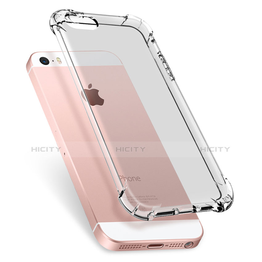 Housse Ultra Fine TPU Souple Transparente H04 pour Apple iPhone 5 Clair Plus