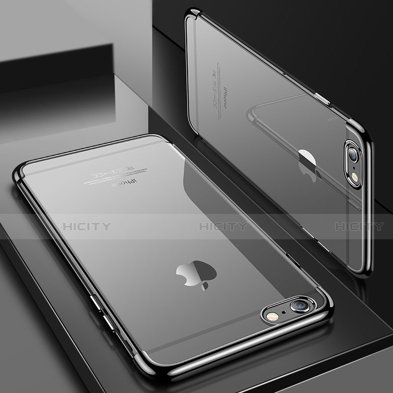 Housse Ultra Fine TPU Souple Transparente H04 pour Apple iPhone SE (2020) Gris Plus