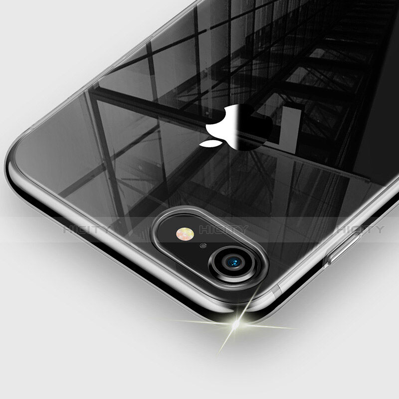 Housse Ultra Fine TPU Souple Transparente H09 pour Apple iPhone SE (2020) Gris Plus