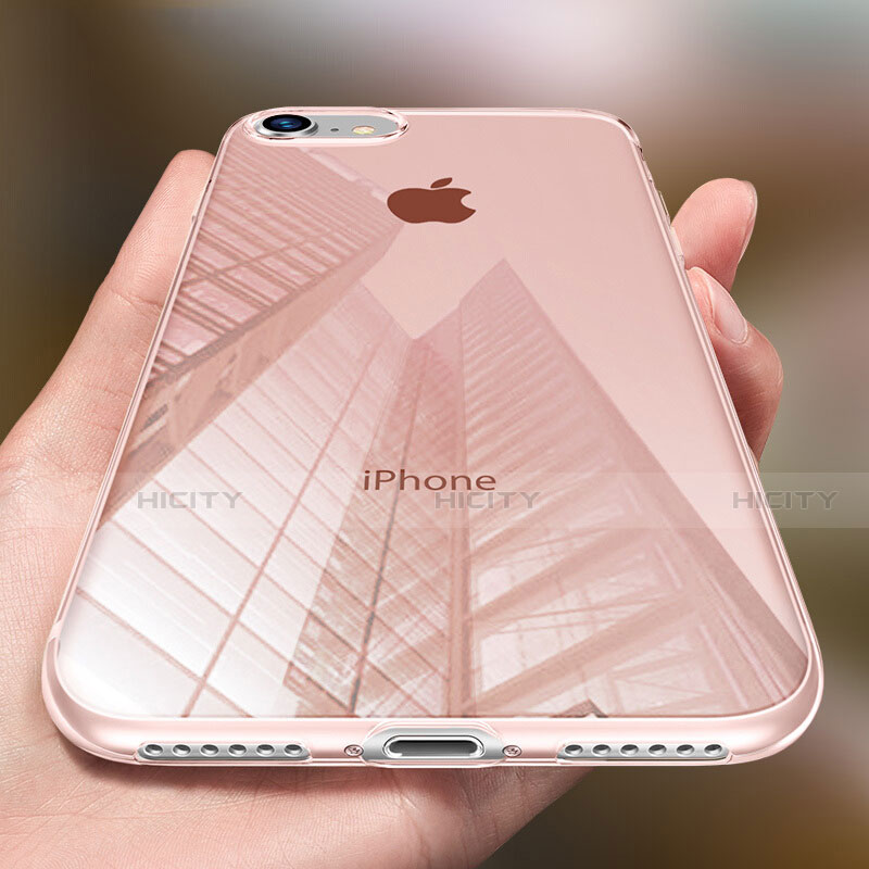 Housse Ultra Fine TPU Souple Transparente H09 pour Apple iPhone SE (2020) Rose Plus