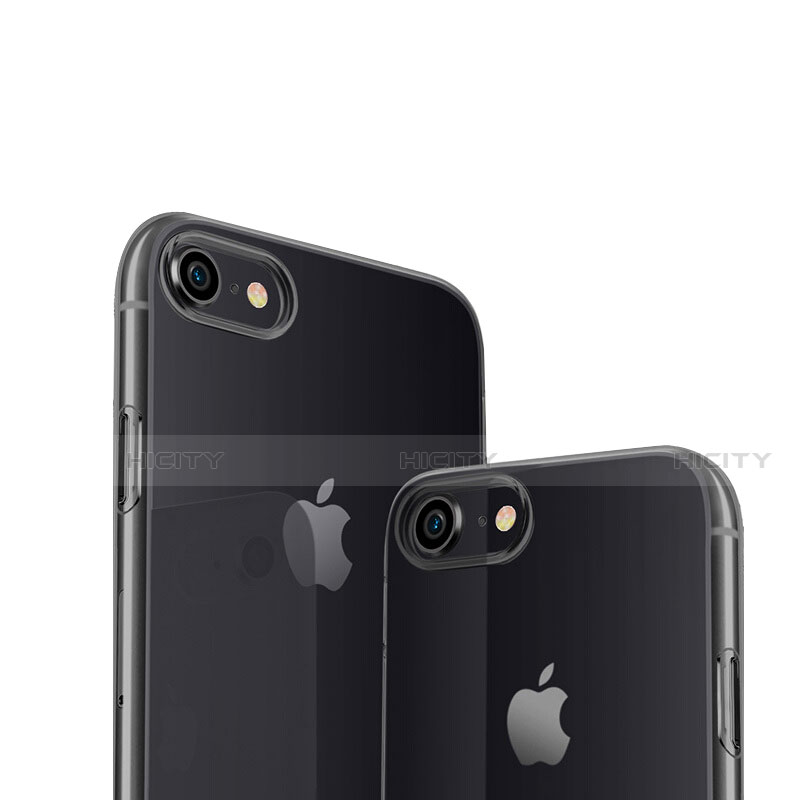 Housse Ultra Fine TPU Souple Transparente H09 pour Apple iPhone SE3 (2022) Gris Plus