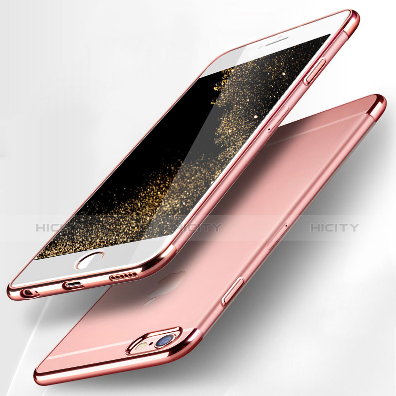 Housse Ultra Fine TPU Souple Transparente H15 pour Apple iPhone 6S Rose Plus