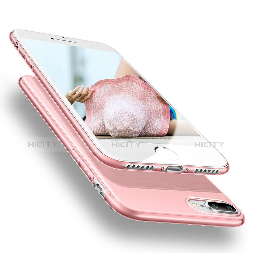 Housse Ultra Fine TPU Souple Transparente H20 pour Apple iPhone 7 Plus Rose Plus