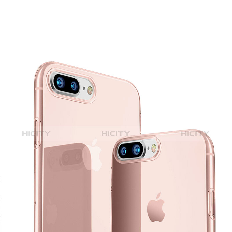 Housse Ultra Fine TPU Souple Transparente H20 pour Apple iPhone 7 Plus Rose Plus