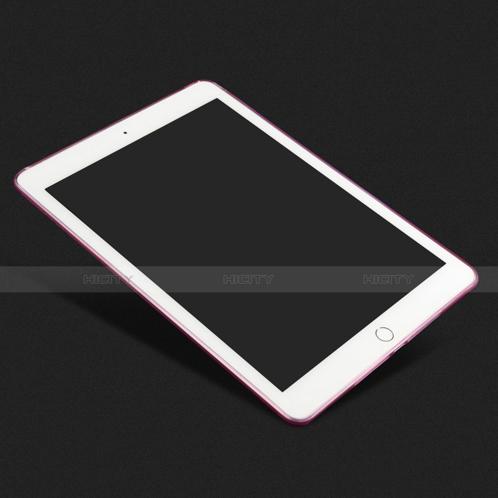 Housse Ultra Fine TPU Souple Transparente pour Apple iPad Air 2 Rose Plus