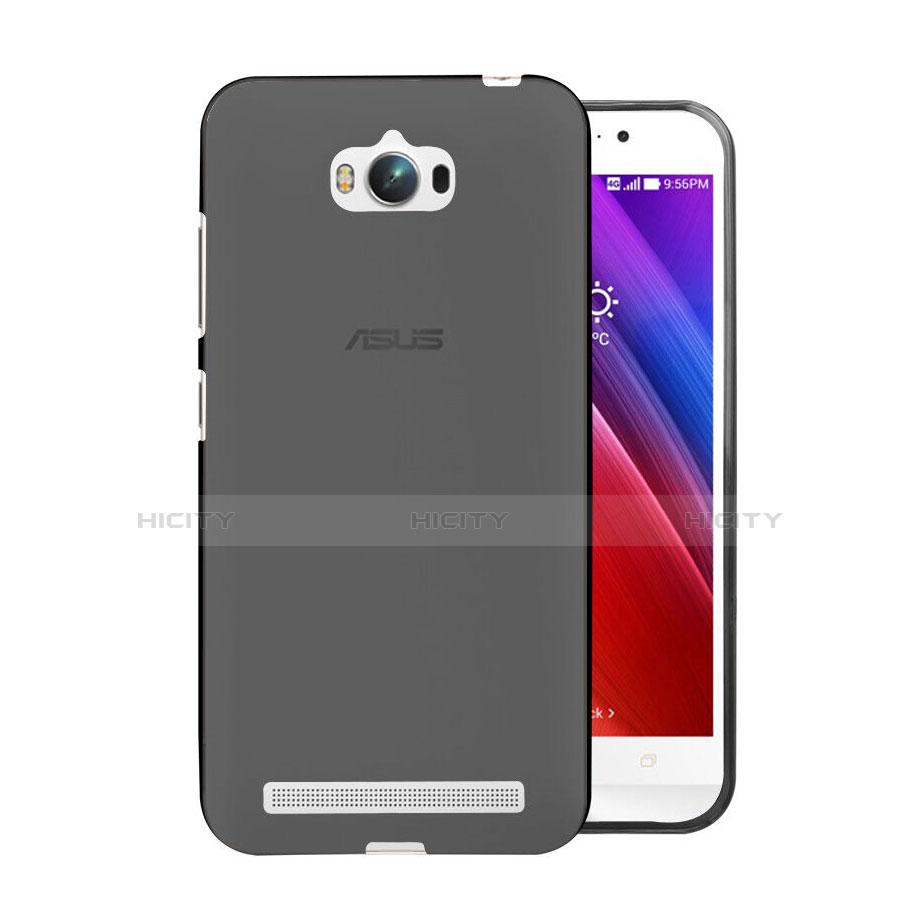 Housse Ultra Fine TPU Souple Transparente pour Asus Zenfone Max ZC550KL Gris Plus