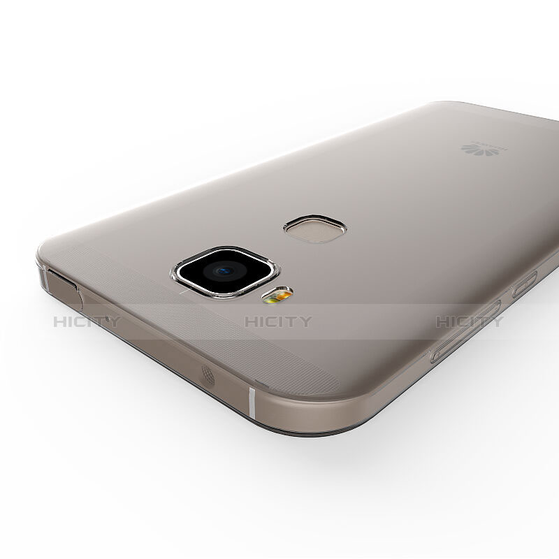 Housse Ultra Fine TPU Souple Transparente pour Huawei G7 Plus Gris Plus