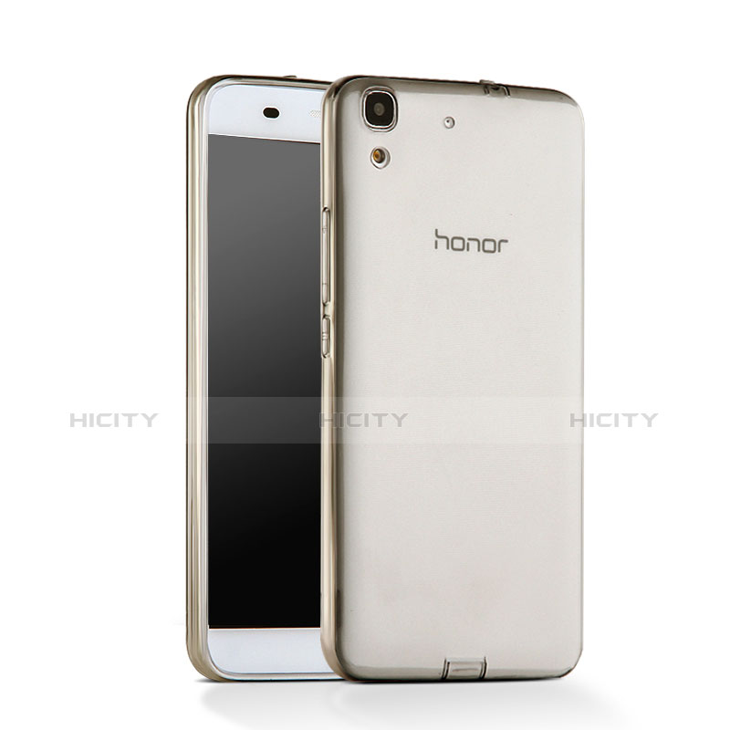 Housse Ultra Fine TPU Souple Transparente pour Huawei Honor 4A Gris Plus