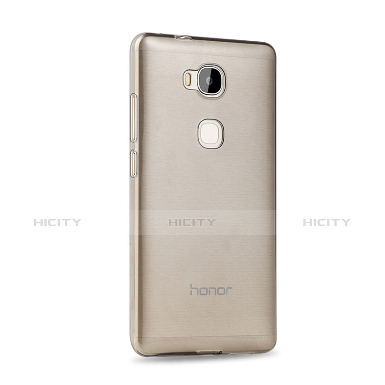 Housse Ultra Fine TPU Souple Transparente pour Huawei Honor 5X Gris Plus