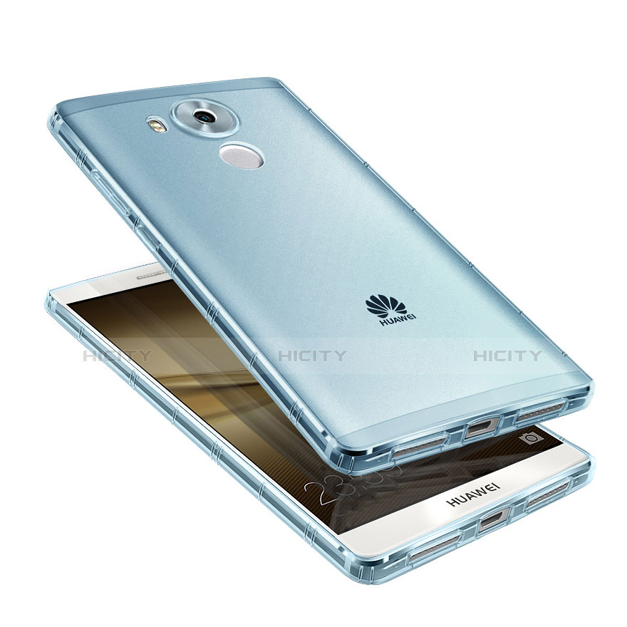 Housse Ultra Fine TPU Souple Transparente pour Huawei Mate 8 Bleu Plus