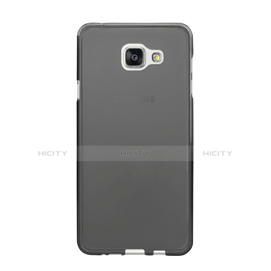 Housse Ultra Fine TPU Souple Transparente pour Samsung Galaxy A5 (2016) SM-A510F Noir Plus
