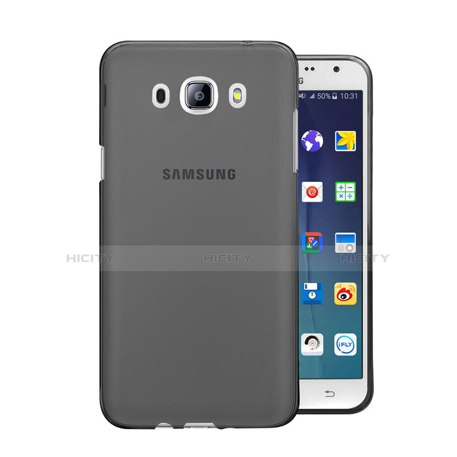 Housse Ultra Fine TPU Souple Transparente pour Samsung Galaxy J5 Duos (2016) Gris Plus