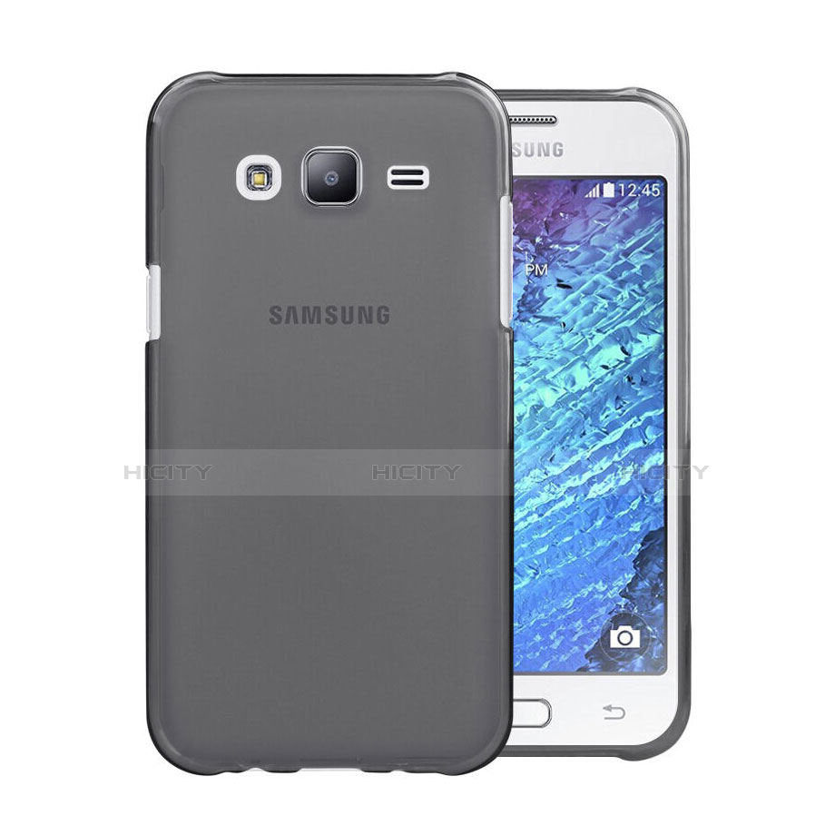 Housse Ultra Fine TPU Souple Transparente pour Samsung Galaxy J5 SM-J500F Gris Plus