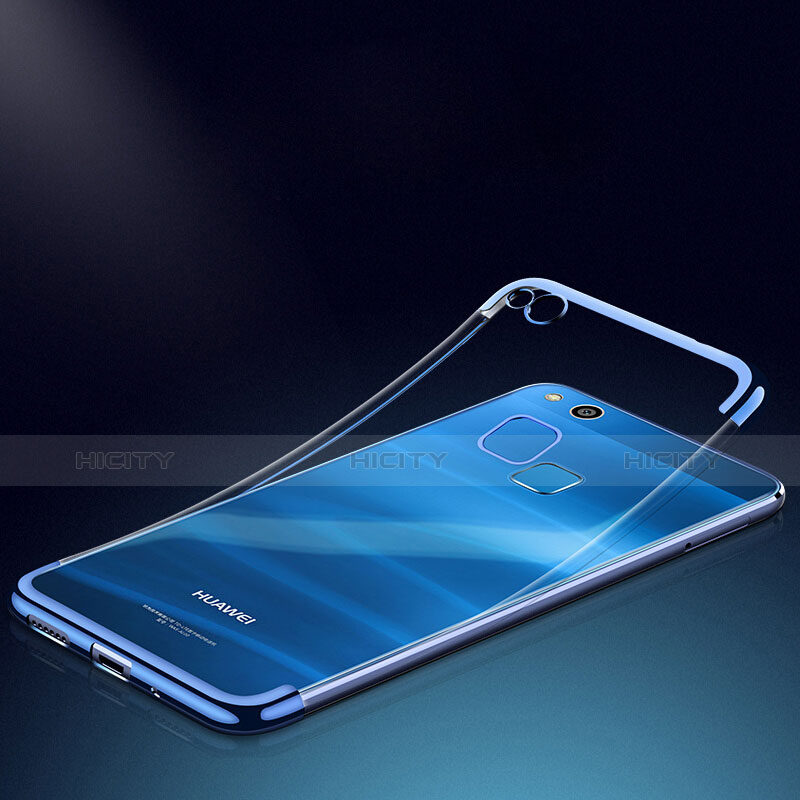 Housse Ultra Fine TPU Souple Transparente R01 pour Huawei P9 Lite (2017) Bleu Plus