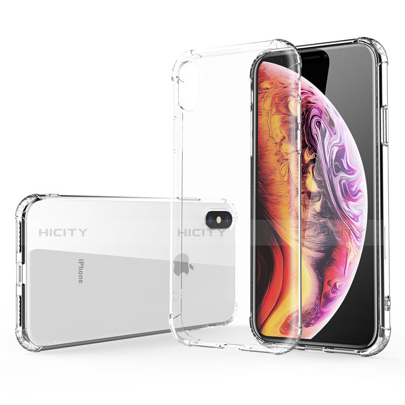 Housse Ultra Fine TPU Souple Transparente R02 pour Apple iPhone X Clair Plus