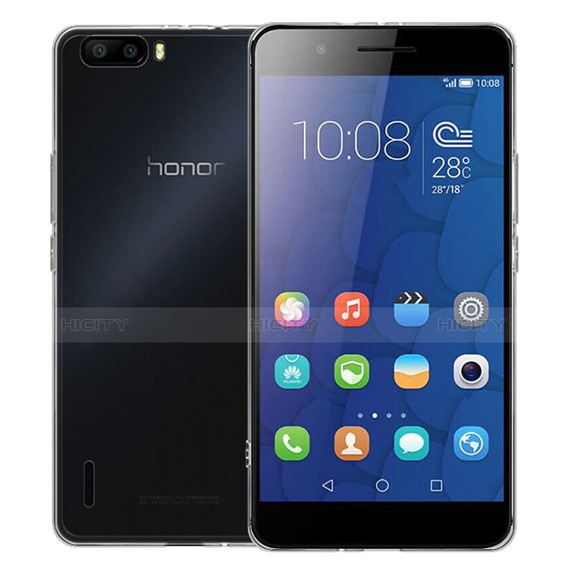 Housse Ultra Fine TPU Souple Transparente T02 pour Huawei Honor 6 Plus Clair Plus