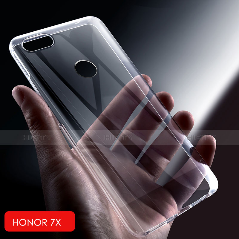 Housse Ultra Fine TPU Souple Transparente T02 pour Huawei Honor 7X Clair Plus