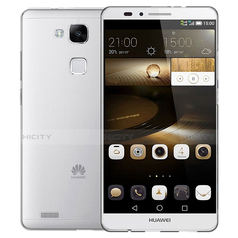 Housse Ultra Fine TPU Souple Transparente T02 pour Huawei Mate 7 Clair Plus