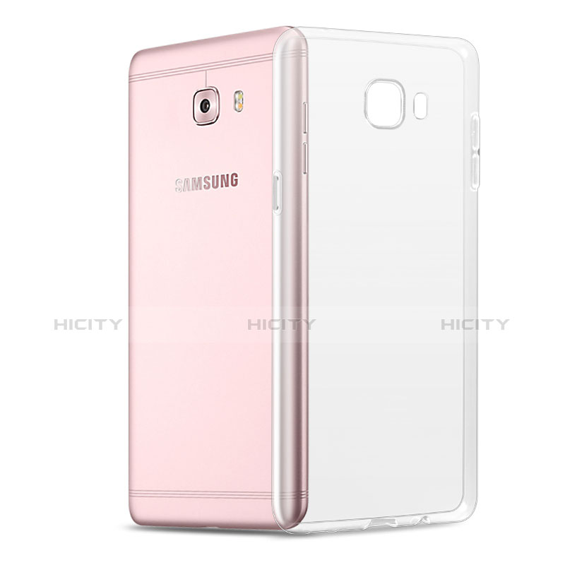 Housse Ultra Fine TPU Souple Transparente T02 pour Samsung Galaxy C9 Pro C9000 Clair Plus