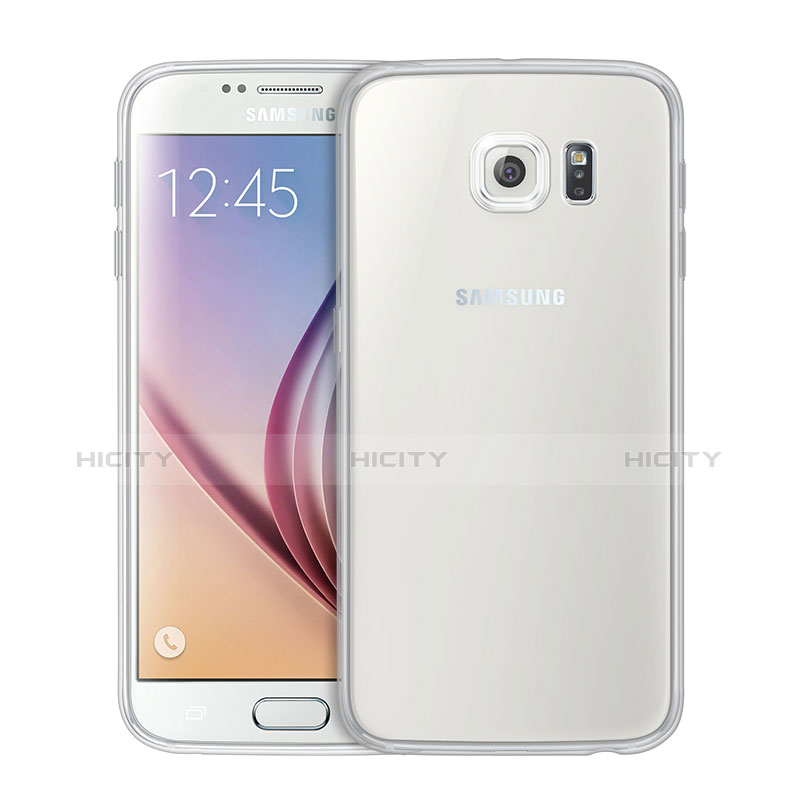 Housse Ultra Fine TPU Souple Transparente T02 pour Samsung Galaxy S6 Duos SM-G920F G9200 Clair Plus