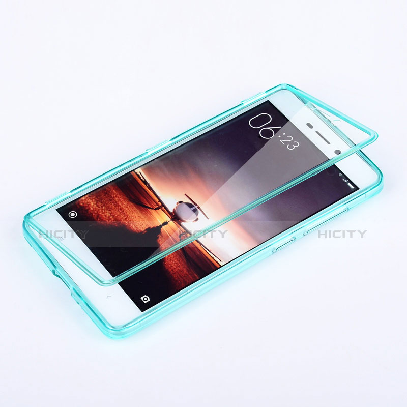 Housse Ultra Fine TPU Souple Transparente T02 pour Xiaomi Redmi 3 Bleu Plus
