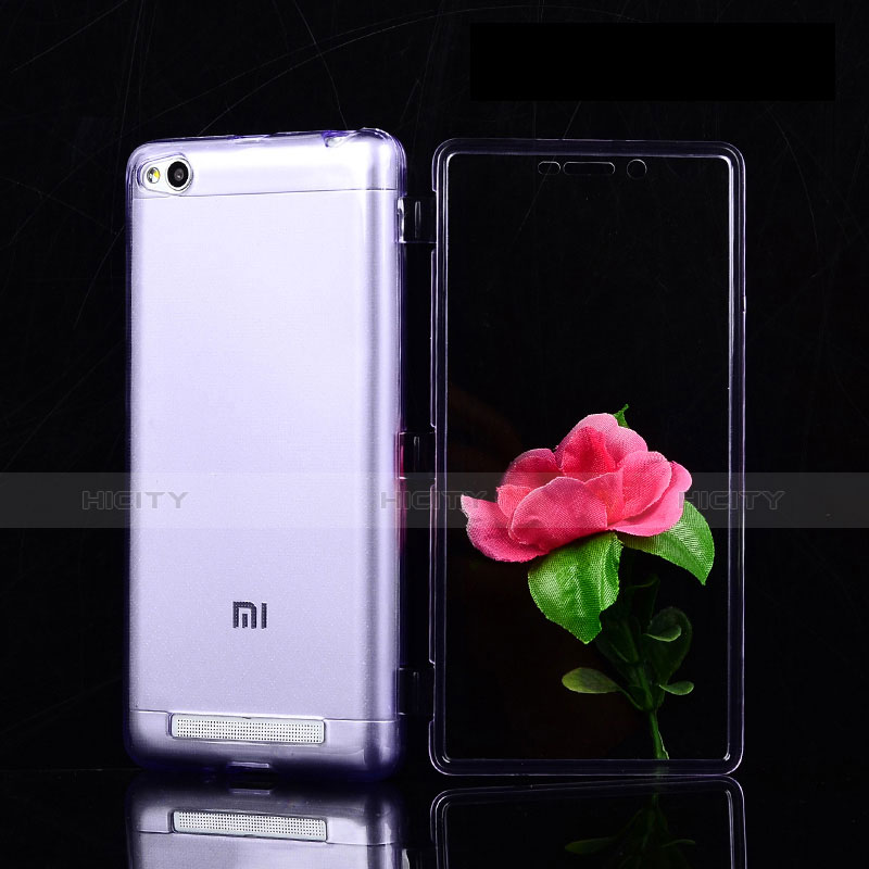 Housse Ultra Fine TPU Souple Transparente T02 pour Xiaomi Redmi 3 Violet Plus