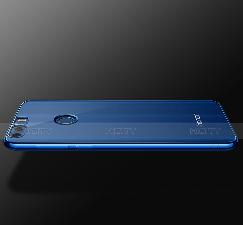 Housse Ultra Fine TPU Souple Transparente T03 pour Huawei Honor 8 Bleu Plus
