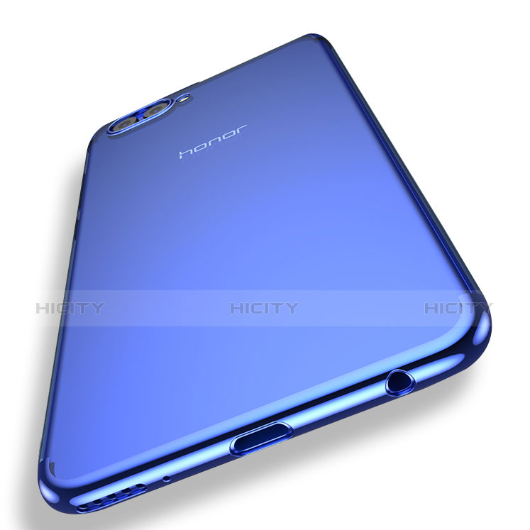 Housse Ultra Fine TPU Souple Transparente T03 pour Huawei Honor V10 Bleu Plus