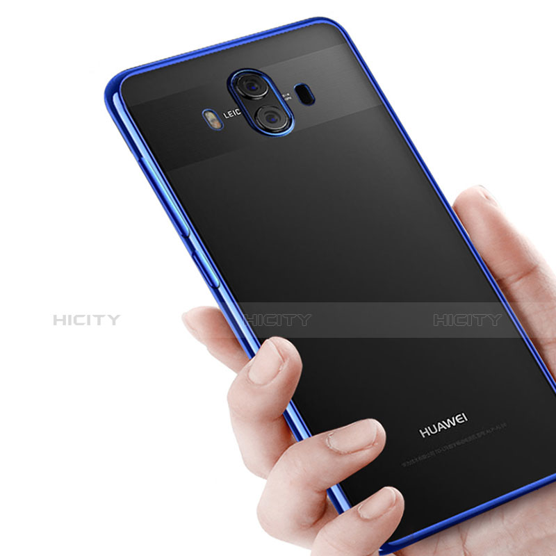 Housse Ultra Fine TPU Souple Transparente T03 pour Huawei Mate 10 Bleu Plus