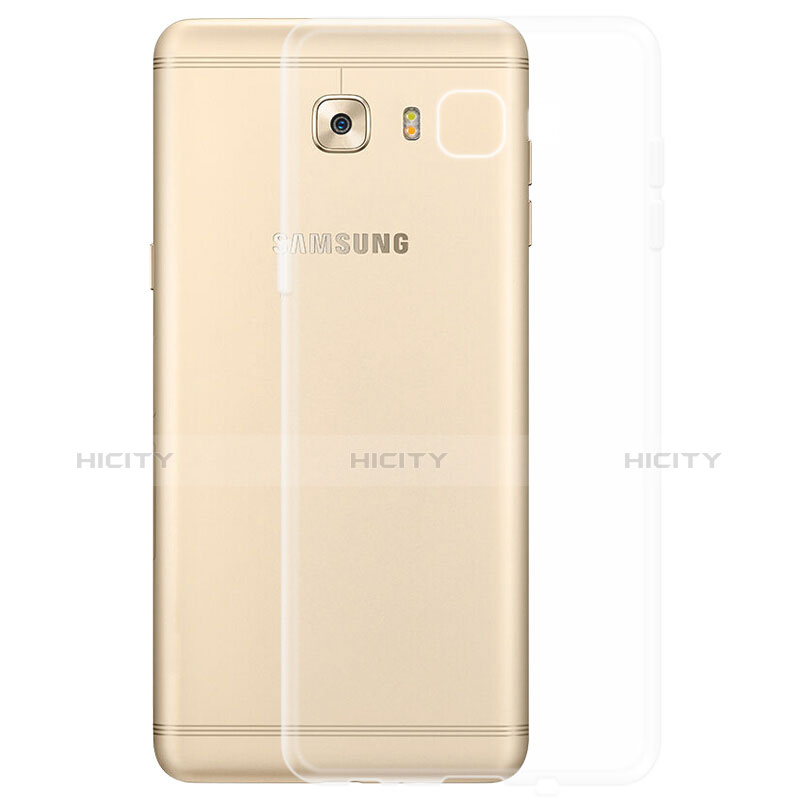 Housse Ultra Fine TPU Souple Transparente T03 pour Samsung Galaxy C7 Pro C7010 Clair Plus