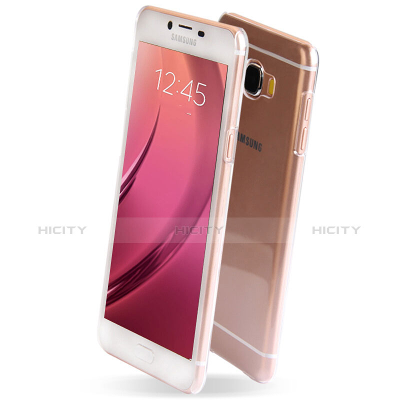 Housse Ultra Fine TPU Souple Transparente T03 pour Samsung Galaxy C7 SM-C7000 Clair Plus