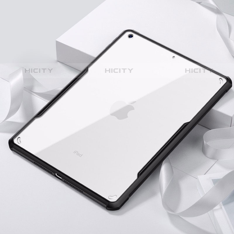Housse Ultra Fine TPU Souple Transparente T04 pour Apple iPad 10.2 (2020) Noir Plus