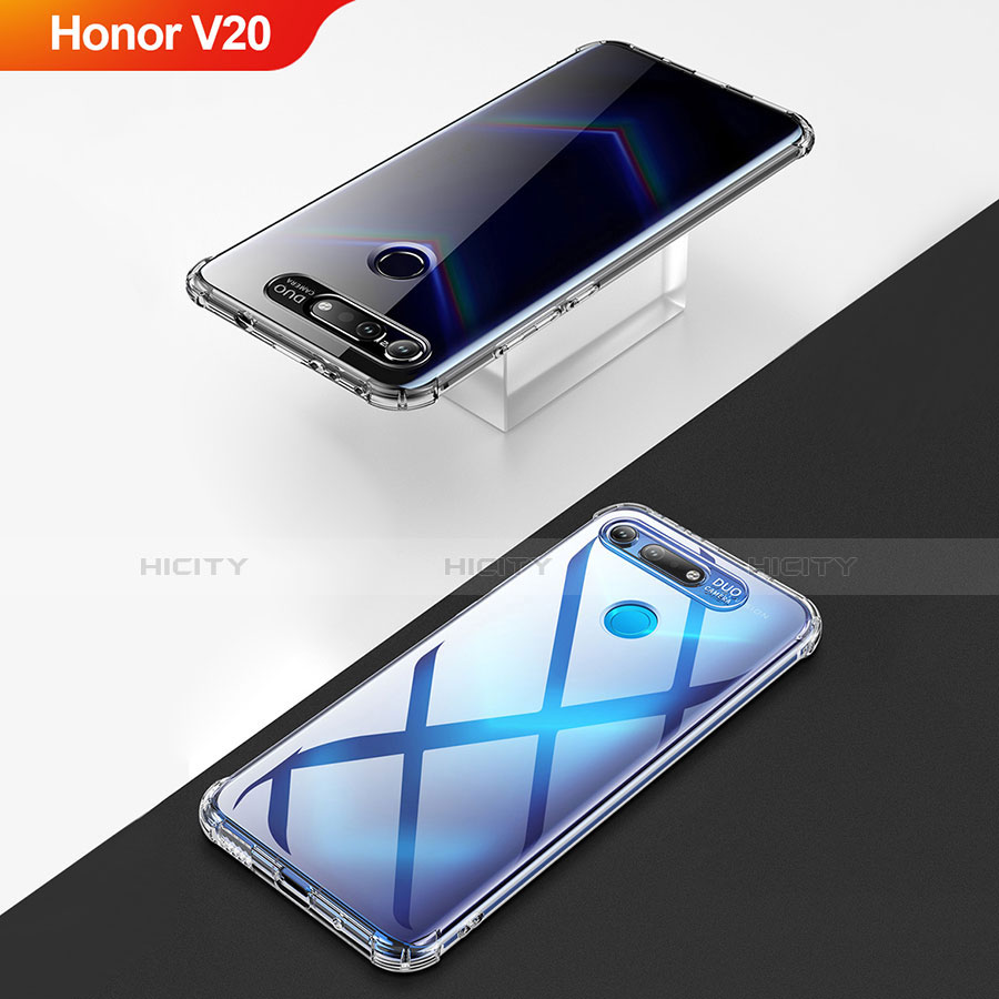 Housse Ultra Fine TPU Souple Transparente T04 pour Huawei Honor V20 Clair Plus