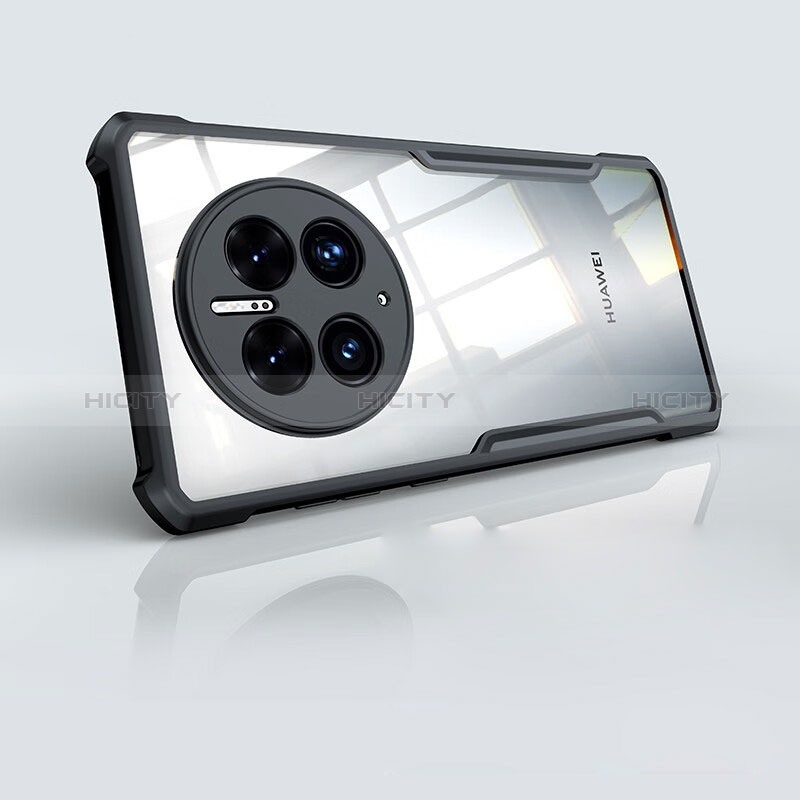 Housse Ultra Fine TPU Souple Transparente T04 pour Huawei Mate 50 Noir Plus