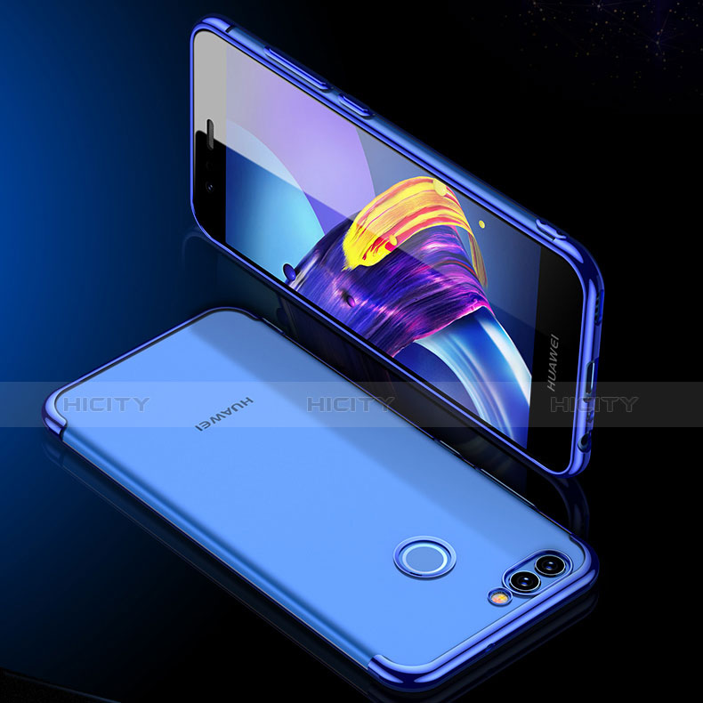 Housse Ultra Fine TPU Souple Transparente T04 pour Huawei Nova 2 Plus Bleu Plus