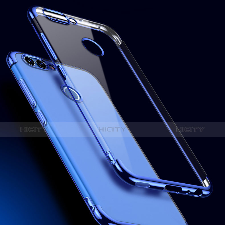 Housse Ultra Fine TPU Souple Transparente T04 pour Huawei Nova 2 Plus Bleu Plus