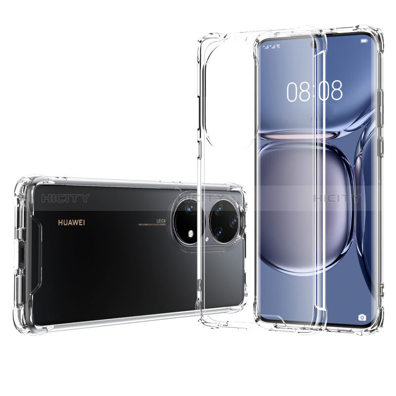 Housse Ultra Fine TPU Souple Transparente T04 pour Huawei P50 Pro Clair Plus