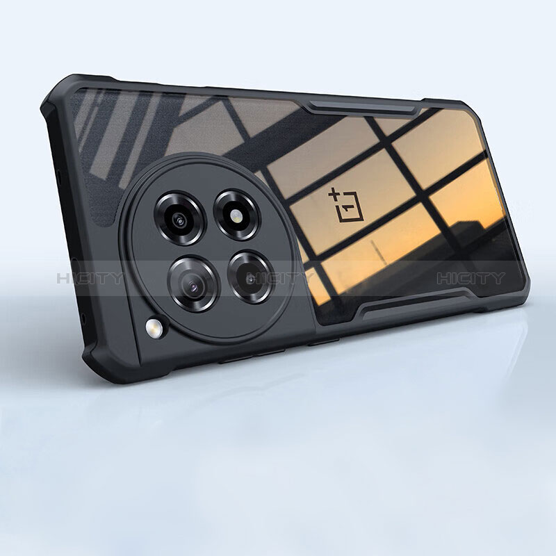 Housse Ultra Fine TPU Souple Transparente T04 pour OnePlus 12 5G Noir Plus