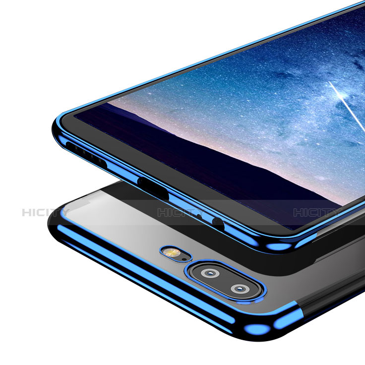Housse Ultra Fine TPU Souple Transparente T04 pour OnePlus 5T A5010 Bleu Plus