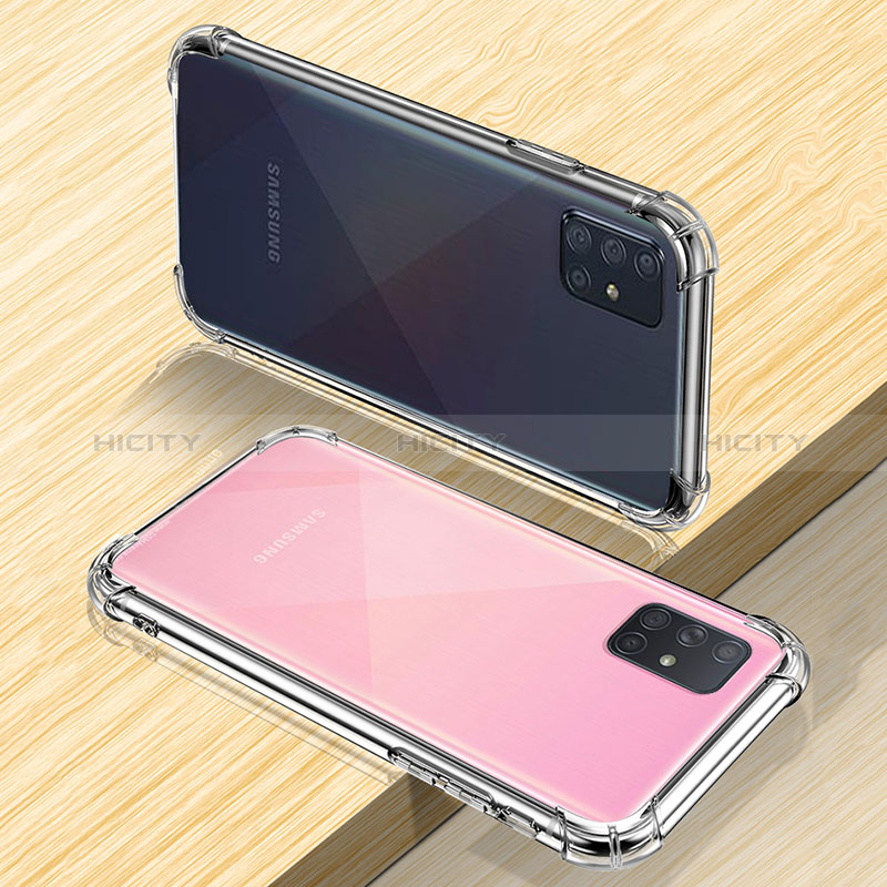 Housse Ultra Fine TPU Souple Transparente T04 pour Samsung Galaxy A71 4G A715 Clair Plus