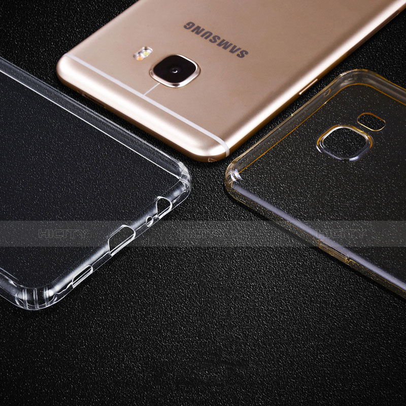 Housse Ultra Fine TPU Souple Transparente T04 pour Samsung Galaxy C5 SM-C5000 Clair Plus