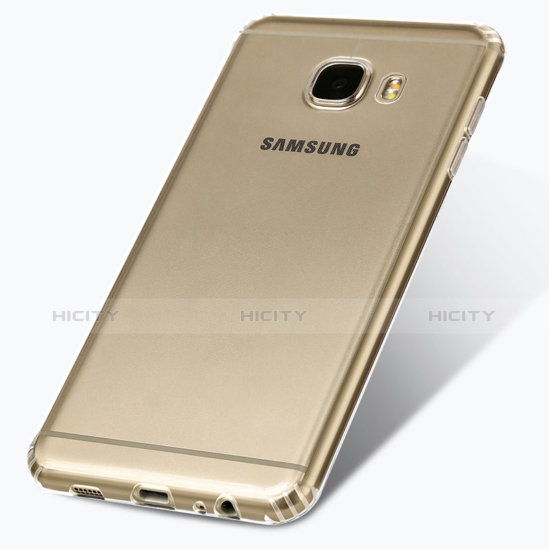 Housse Ultra Fine TPU Souple Transparente T04 pour Samsung Galaxy C7 SM-C7000 Clair Plus